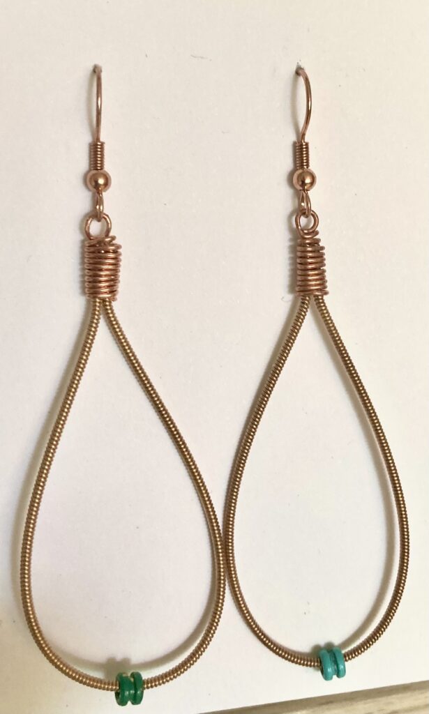 Guitar String Earrings
